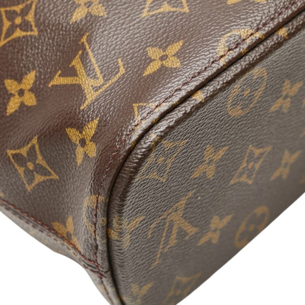 LOUIS VUITTON Authentic Brown Monogram Leather Shoulder Bag - Picture 5 of 14